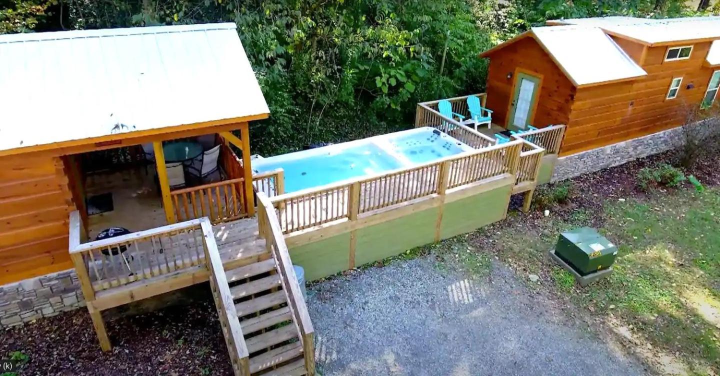 שאטאנוגה River Cabin Hot Tub & Swim Spa Near Downtown מראה חיצוני תמונה